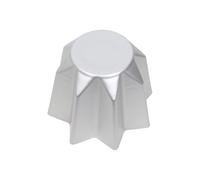 Yjcnelcr Moules à gâteau en forme d'étoile avec 8 bords et revêtement anodisé durable pour friandises de vacances, moules à gâteau en aluminium sans danger pour le four