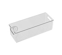 Yjcnelcr Récipient de stockage alimentaire modulaire transparent PET pour réfrigérateur Organiseur de réfrigérateur peu encombrant Armoire de cuisine réfrigérateur