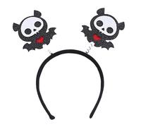 Yjcnelcr Serre-tête d'Halloween série sombre citrouille/chauve-souris pour enfants mignon Headhoop RaveParty Accessoires de cheveux Décoration unisexe pour enfants