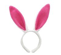 Yjcnelcr Serre-tête en peluche avec oreilles de lapins pour cosplay, bal masqué, accessoires pour cheveux pour filles