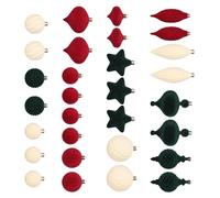 Yjcnelcr Velutinous Décoration de Noël Collection Impregnable Unique Plan Holiday Party Deck Set de Noël Boîte de rangement incluse