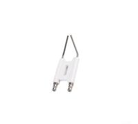 YJDOORPLAY Aiguille d'allumage à double broche de type H pour brûleur à huile usée, électrode d'allumage efficace avec résistance aux hautes températures, pièce de rechange pour réparation de poêle