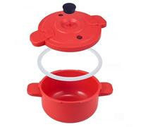 YJDOORPLAY Autocuiseur à micro-ondes en polypropylène et silicone multifonction pour des repas sains, riz, pâtes, légumes, conserve les nutriments
