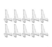 YJDOORPLAY Chevalet de présentation triangulaire transparent pour médailles, cartes de visite, photos, petites assiettes, musée, exposition, décoration de la maison, boutique, design stable (L)