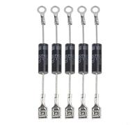 YJDOORPLAY CL01-12 Lot de 5 diodes hyperfréquences haute tension pour composants électroniques 12 KV 350 mA Diode unidirectionnelle pour appareils électroménagers Plage de température 105 degrés