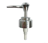 YJDOORPLAY Distributeur de lotion pour salle de bain - Tête de pompe pour bouteilles de gel douche - Filetage 28/400 - Mécanisme de pression standard avec joint d'étanchéité souple - Boîtier en métal