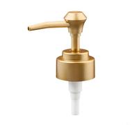 YJDOORPLAY Distributeur de lotion pour salle de bain - Tête de pompe pour bouteilles de gel douche - Filetage 28/400 - Mécanisme de pression standard avec joint d'étanchéité souple - Boîtier en métal