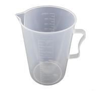 YJDOORPLAY Ensemble de verres doseuses de cuisine pour la cuisson de liquides de cuisson - 250 ml, 500 ml, 1000 ml, 2000 ml, 5000 ml, récipient en plastique transparent (2000 ml)