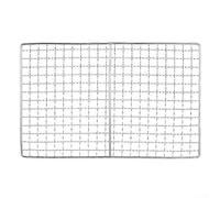 YJDOORPLAY Grille de barbecue en acier inoxydable, filet de cuisson réutilisable pour poisson et légumes, panier de barbecue résistant à la chaleur pour charbon de bois électrique, outil de cuisine