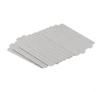 YJDOORPLAY Lot de 10 feuilles de mica pour four à micro-ondes - Pièces de rechange pour appareils ménagers - 11,6 x 6,5 cm - 0,04 mm d'épaisseur - Accessoires de cuisine isolants