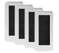 YJDOORPLAY Lot de 4 filtres lavables Ecovacs pour Deebot N30 OMNI pour aspirateur OMNI, accessoires de nettoyage de la poussière, noir et blanc