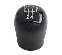 YJDOORPLAY Pommeau de levier de vitesse pour Renault Twingo, Kangoo, Clio II MK2 et Logan Construction ABS robuste pour voitures (Noir)