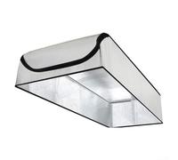 YJDOORPLAY Tente d'isolation pour escalier de grenier en feuille d'aluminium pour trappe de grenier, couverture thermique, joint de courant d'air, accès facile, chauffage et refroidissement