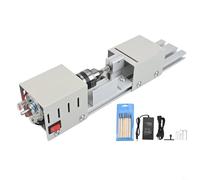 YJDOORPLAY Tour à bois pour tournage, fraisage et polissage, machine artisanale en métal avec mandrin de 0,6 à 6 mm, vitesse de 4 000 à 9 000 tr/min, pour lames de scie et meules