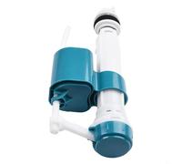 YJDOORPLAY Valve de remplissage pour réservoir d'eau de toilette, entrée inférieure, bouton poussoir, double système de chasse d'eau pour salle de bain, pièces de rechange