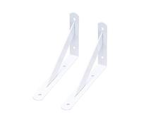 YJDQZCJ Support D'Étagère,2 Pièces Art De Fer Angle Droit Espace De Rangement Espace De Rangement Mural Support Triangulaire,Fixé Cloison Support Mural Support D'Étagère Équerre Peinture Écologi