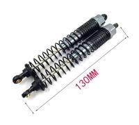 YJDTESVC Amortisseur d'amortisseur de 130 mm de Long réglable à l'huile Type 18019 180007 for Voiture d'escalade HSP 94180 1/10 4WD 4X4 Rock Crawler RC Car(Light Grey)