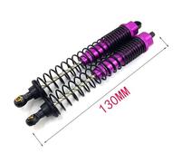 YJDTESVC Amortisseur d'amortisseur de 130 mm de Long réglable à l'huile Type 18019 180007 for Voiture d'escalade HSP 94180 1/10 4WD 4X4 Rock Crawler RC Car(Purple)