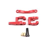 YJDTESVC Bloc de Direction/Bras de Suspension/Arbre de Transmission/Couvercle de boîte de Vitesses en métal for Arrma 1/18 Granite GROM RTR ARA2102 RC Car OP Upgrade Parts(Steering Assembly-R)