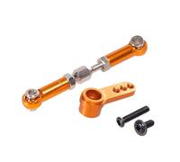 YJDTESVC Bras de servomoteur de Liaison de Direction de Tige de Direction de Mise à Niveau en métal de Voiture télécommandée for MJX Hyper go 1/16 16207 16208 16209 16210 H16(Gold)