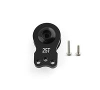 YJDTESVC Bras de servomoteur réglable en Alliage d'aluminium 25T, 1 pièce, Amortisseur, 1/3 Trou, for Voiture sur chenilles 1/10 RC TRX TRX4 TRX6, pièces de Mise à Niveau(3-Hole Black)