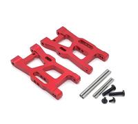 YJDTESVC Bras de Suspension Avant en métal for Voiture RC, Bras oscillants for Wltoys 1/14 144010 144001 144002 1/12 124016 124017 124018 124019(Rot)