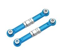 YJDTESVC CNC Aluminum Modification Steering Link Group Assembly Tie Rod for 1/16 MJX Hyper Go 16207 16208 16209 16210 H16 H16BM RC Parts(Steering Rod Blue)