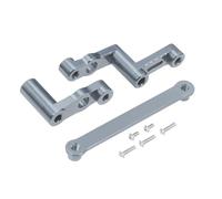 YJDTESVC CNC Aluminum Modification Steering Link Group Assembly Tie Rod for 1/16 MJX Hyper Go 16207 16208 16209 16210 H16 H16BM RC Parts(Steering Group TA)