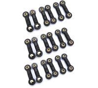 YJDTESVC Connecteurs X18A-18 pièces for tiges de Liaison for essieu arrière de Voiture radiocommandée WPL B16 B36, pièces de Mise à Niveau de rotule de Bascule