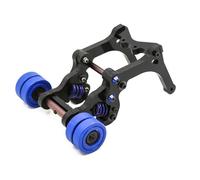 YJDTESVC Double Wheel Keel Wheelie Raise Head Bar Upgrade Parts for 1/5 Traxxas XMAXX X-MAXX Accessories(Blau)