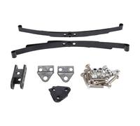 YJDTESVC Ensemble de Barres de Suspension à Ressorts à Lames rigides T89C for Rock Crawler RC 1:10 D90 Axial SCX10, Noir