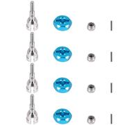 YJDTESVC Ensemble de Conversion de Roue essieu et moyeu de plongée Hexagonal de 12 mm tournant 1/10 sur Route for WLtoys 1/18 A959 A969 A979 A959B A969-B RC Car Upgrade Parts