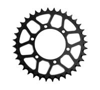 YJDTESVC Ensemble de pignons Avant 10 Dents en Acier au Carbone Moyen + pignon arrière 36 Dents en Aluminium 7075T + chaîne à pignons 70 Sections for Moto LOSI-1/4 Promoto-MX(36T Gear)