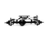 YJDTESVC Essieu Avant Complet en métal for 1/10 RC Crawler YotaII Yota 2Generation D90 2Generation RC Accessoires Noir