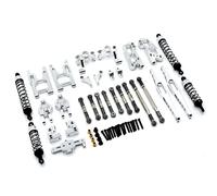 YJDTESVC Kit d'accessoires de Mise à Niveau 12428 12423 Amortisseurs for Feiyue FY03 WLtoys 12428 12423 1/12 RC Buggy Car Parts(Army Green)