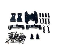 YJDTESVC Kit de Bascule de châssis d'équilibrage en métal for WPL B16 B36 1/16 RC, pièces de Mise à Niveau, Accessoires modifiés, Noir
