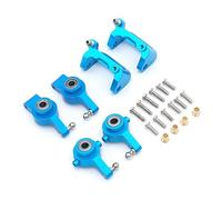 YJDTESVC Kit de Mise à Niveau de la Base du moyeu de Direction Avant et arrière en Aluminium for Wltoys A959 A949 A969 A979 K929 1/18 RC Car