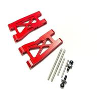 YJDTESVC Kit de pièces de Mise à Niveau en métal, Blocs de Direction, Bras de Suspension for Voiture télécommandée Trxs LaTrax Teton 1/18(Front Arm Red)