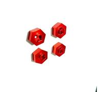 YJDTESVC Kit de pièces de Mise à Niveau en métal, Blocs de Direction, Bras de Suspension for Voiture télécommandée Trxs LaTrax Teton 1/18(Combiner Red)