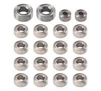 YJDTESVC Lot de 20 roulements à Billes en Acier for Voiture sur chenilles Axial SCX24 90081 AXI00001 AXI00002 1/24 RC
