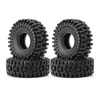 YJDTESVC Lot de 4 pneus en Caoutchouc Souple de 120 mm (1,9") for chenilles RC 1/10 Axial SCX10 II 90046 Pro Capra TRX4 RC4WD D90 Redcat