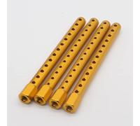 YJDTESVC Lot de 4 Supports de carrosserie en Aluminium for Voiture HSP 102037 122037 02010 1/10, pièces de Mise à Niveau for 94102 94122 94103 94123(Giallo)