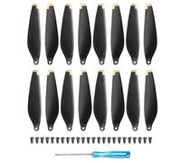 YJDTESVC Lot de 8/16 hélices légères à dégagement Rapide for Drone DJI Mini 3(16 pcs Gold)