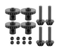 YJDTESVC Lot de 8 Engrenages d'essieu Avant et arrière en Acier for Accessoires de Mise à Niveau d'engrenage d'arbre de Transmission for pièces WPL C14 C24 B24 B36 MN D90 D99 MN99S