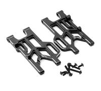 YJDTESVC Metal Rear Suspension Arm Swing Arm for Arrma 1/8 Mojave 4S 4X4 BLX RC Car Upgrade Parts(Zwart)