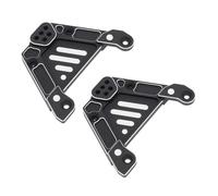 YJDTESVC Support d'amortisseur Avant et arrière en Aluminium CNC for chenilles 1/6 RC Axial SCX6 Jeep JLU Wrangler, Accessoires de Mise à Niveau(Rear Shock Hoops)