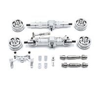 YJDTESVC WPL 1/10 C74 Accessoires de Voiture télécommandée essieu de Mise à Niveau en métal boîtier de Direction siège moyeu de Roue Arbre de Transmission pièces de Mise à Niveau(Army Green)