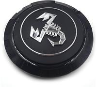 YJDWWJTB 4 Pièces Cache Moyeu pour Fiat 500 Abarth 133mm,Capuchons Centraux de Moyeu Bouchon Jante Cache Jante pour Voitures Accessoires,D