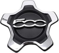 YJDWWJTB 4 Pièces Cache Moyeu pour Fiat 500 X,Capuchons Centraux de Moyeu Bouchon Jante Cache Jante pour Voitures Accessoires