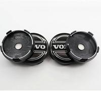 YJDWWJTB 4 Pièces Cache Moyeu pour Volvo XC90 XC70 XC60 V40 V50 V60 V70 S50 60MM,Capuchons Centraux de Moyeu Bouchon Jante Cache Jante pour Voitures Accessoires